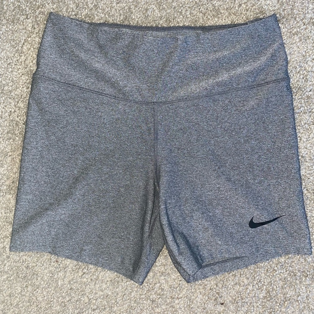 Nike spandex shorts grey
